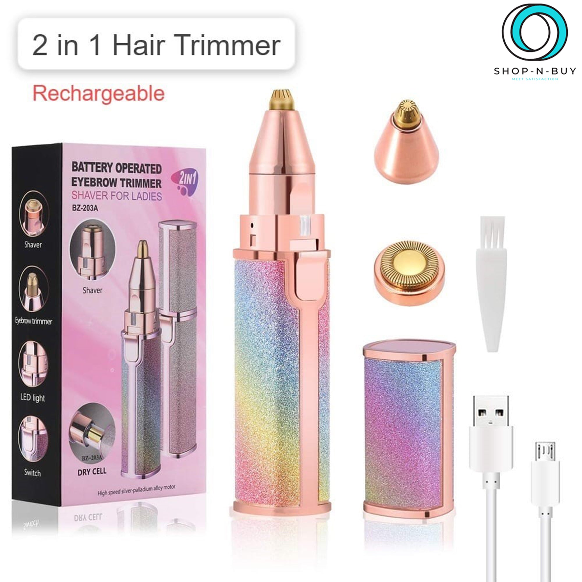 𝐅𝐥𝐚𝐰𝐥𝐞𝐬𝐬𝐆𝐥𝐨𝐰™ 𝟐-𝐢𝐧-𝟏 𝐑𝐞𝐜𝐡𝐚𝐫𝐠𝐞𝐚𝐛𝐥𝐞 𝐅𝐚𝐜𝐢𝐚𝐥 & 𝐄𝐲𝐞𝐛𝐫𝐨𝐰 𝐇𝐚𝐢𝐫 𝐑𝐞𝐦𝐨𝐯𝐞𝐫