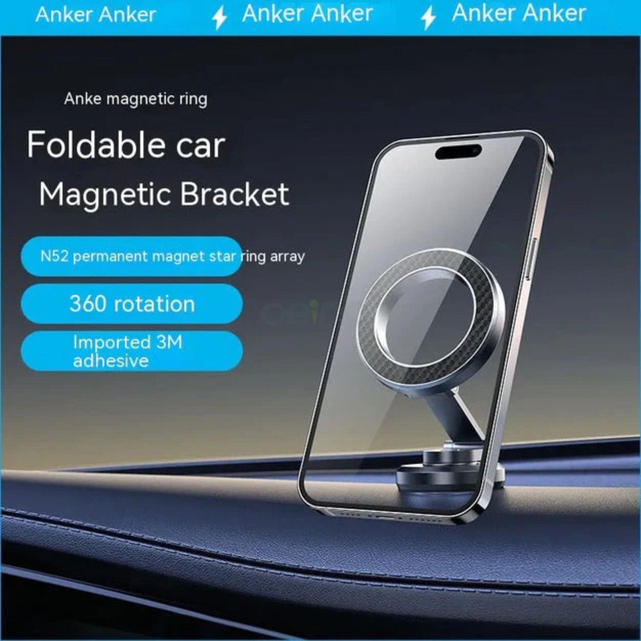 360 ° Rotatable Vacuum Magnetic Suction Phone Mount