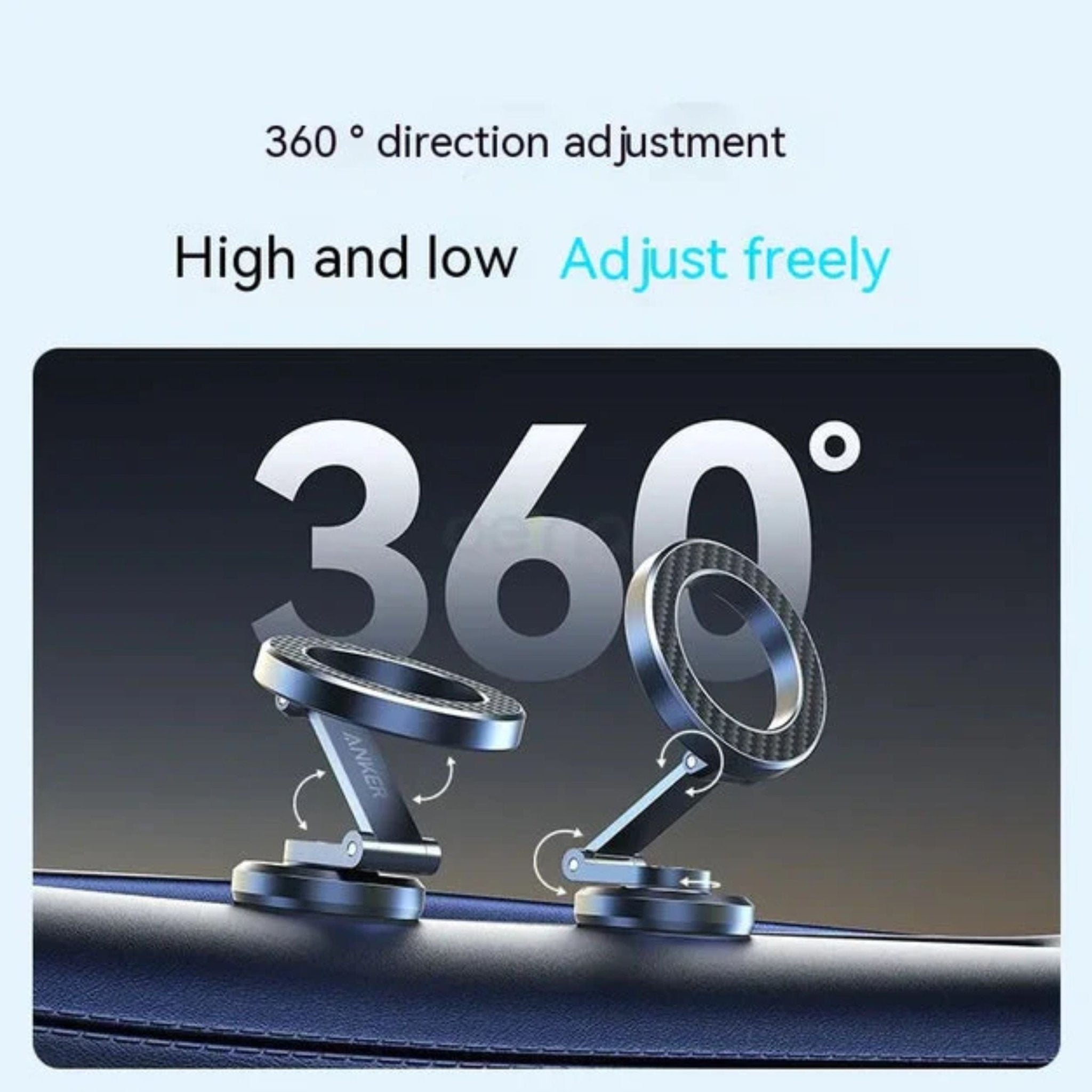 360 ° Rotatable Vacuum Magnetic Suction Phone Mount