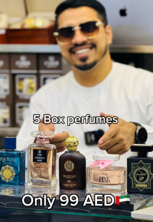 🌹 Perfume Gift Hamper 🎀 – 5 Premium Scents in One Mega Deal ✨